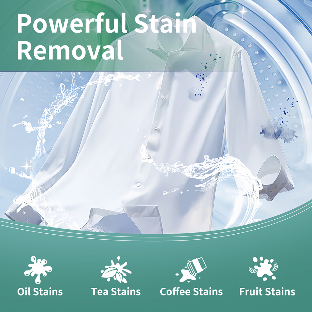 2025 New Laundry Detergent Sheets Fresh Linen Scent Antibacterial Antifungal Biodegradable Laundry Sheets With Enzyme - Image 14