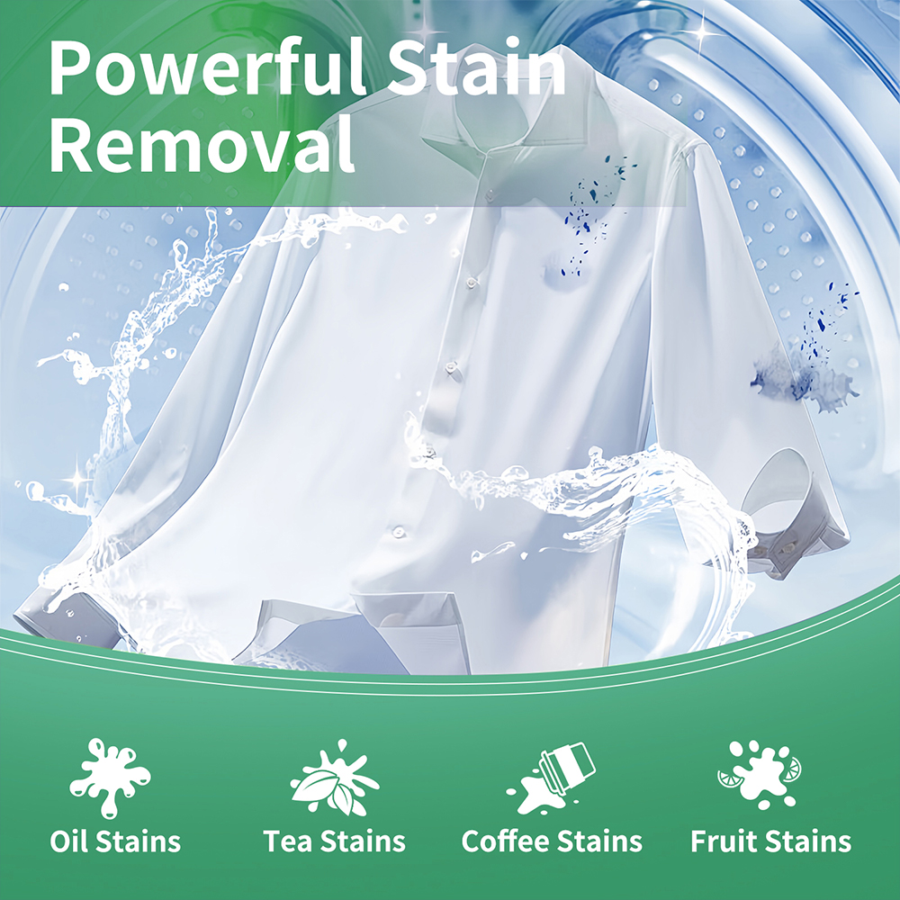 2025 New Laundry Detergent Sheets Unscented Antibacterial Antifungal Biodegradable Laundry Detergent Sheet With Enzyme - Image 9